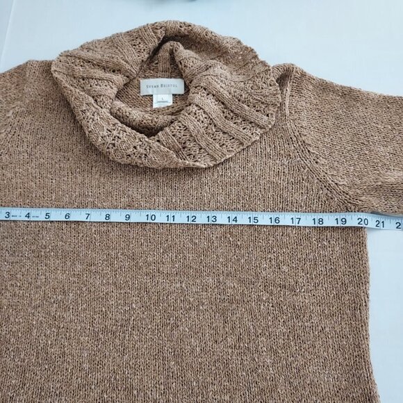 Susan Bristol Cowl Neck Wool Blend Long Sleeve Knit Sweater - Picture 10 of 12